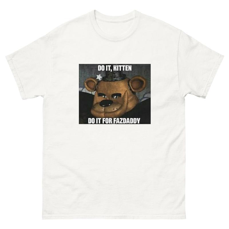Funny FNAF T-shirt Freddy Faz Meme Five Night's Hoodie, Sweatshirt | InkThreadWorks.com