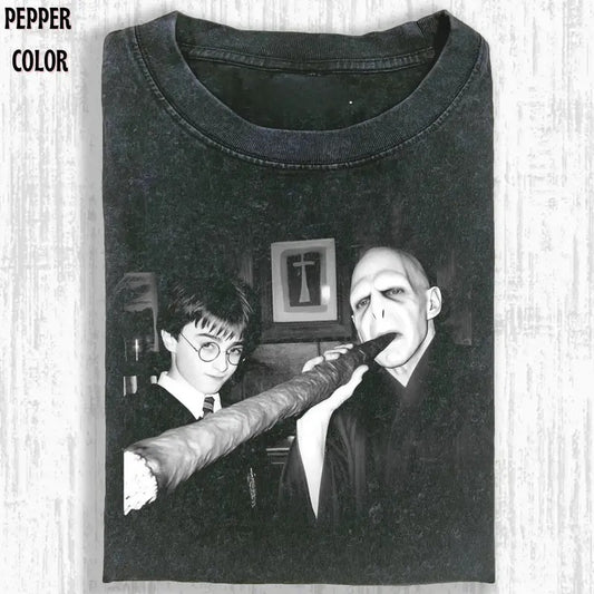 Funny HARRY POTTER T-SHIRT, VINTAGE Movies T-Shirt, Funny Graphic Tees, Vintage Men's Top - Cotton, Polyester
