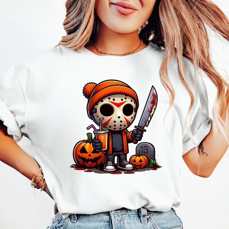 Funny Halloween Shirt, Very Demure Halloween Shirt, Pink Halloween Spooky Season Trending Item Fall Clothing, Very Demure...