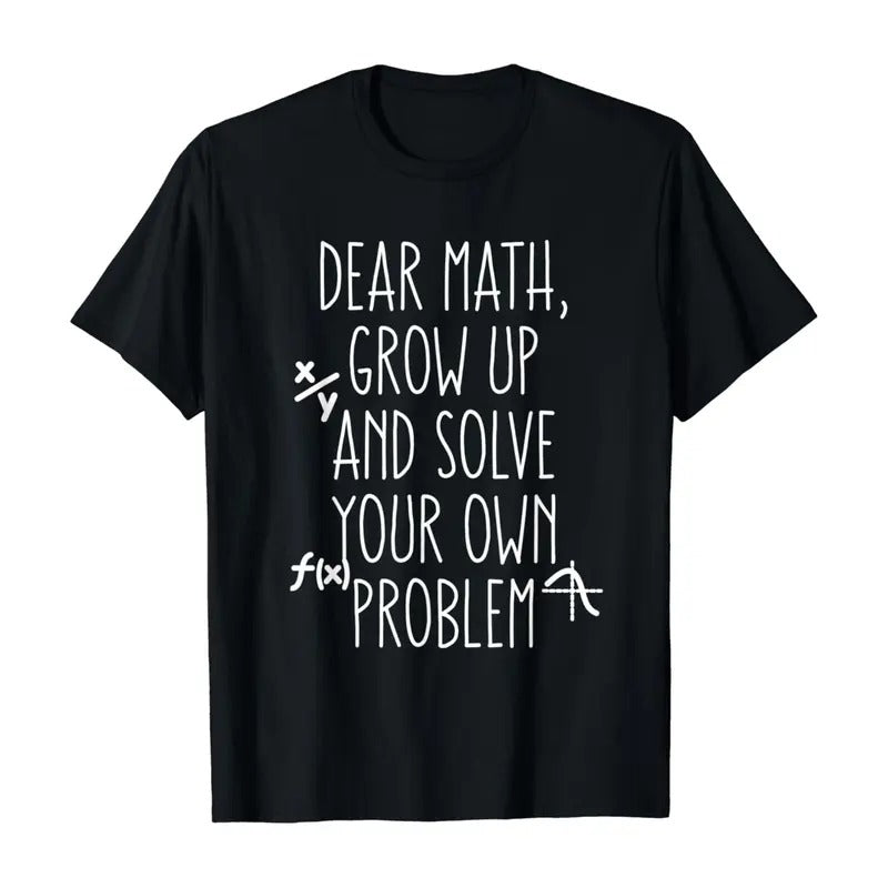 Funny Math Shirt for Teen Girls Tween Women Teacher College