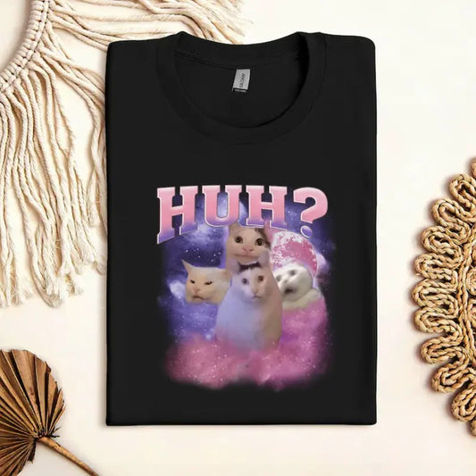 Funny Meme Huh Cat Shirt, Huh Cat Funny Meme Shirt