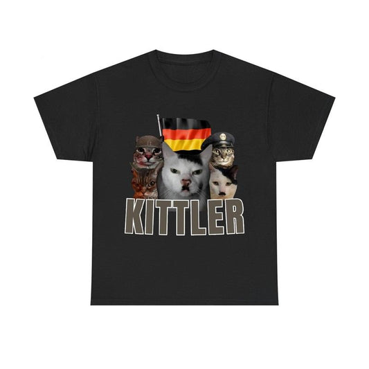Funny Meme Kittle Cat Graphic T-shirt