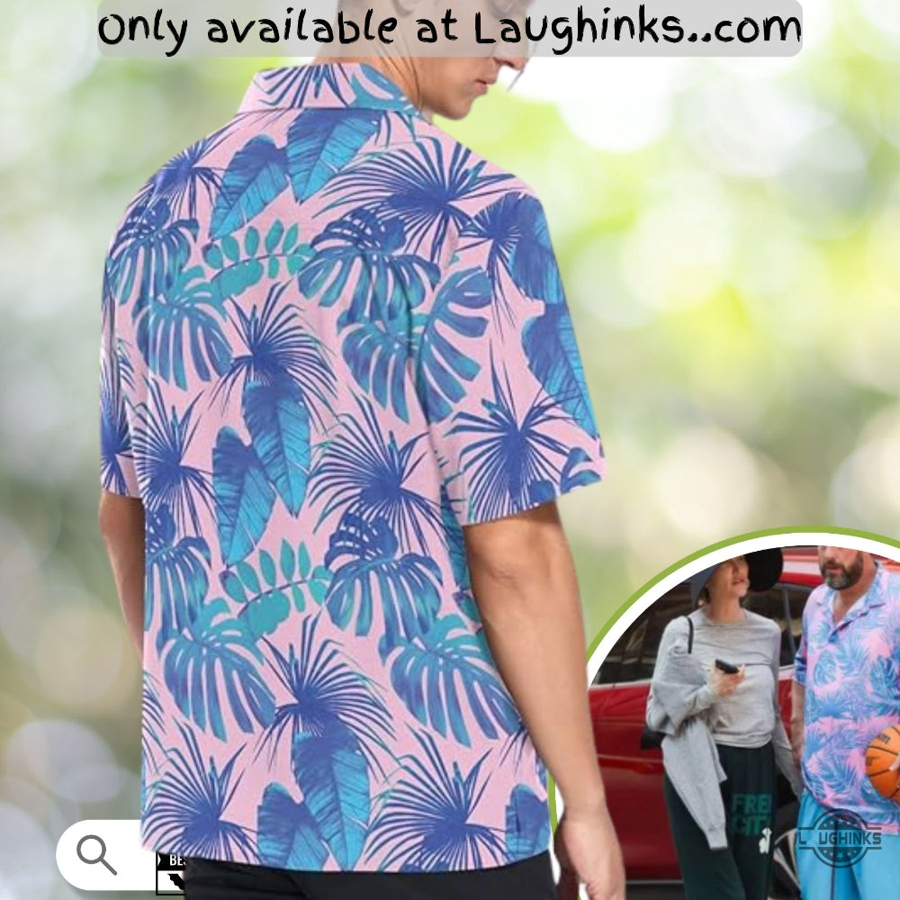 Funny Palm Banana Leaf Adam Sandler Outfit Hawaiian Shirt