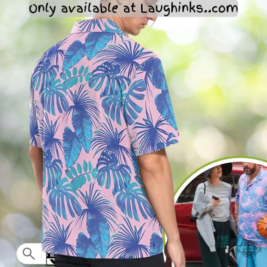 Funny Palm Banana Leaf Adam Sandler Outfit Hawaiian Shirt