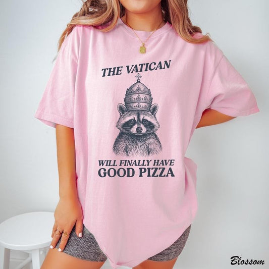 Funny Pope Leo XIV Shirt, Feral Raccoon Meme Apparel, Chicago Pope Tee, American Pope Tshirt, Funny Christian Gifts
