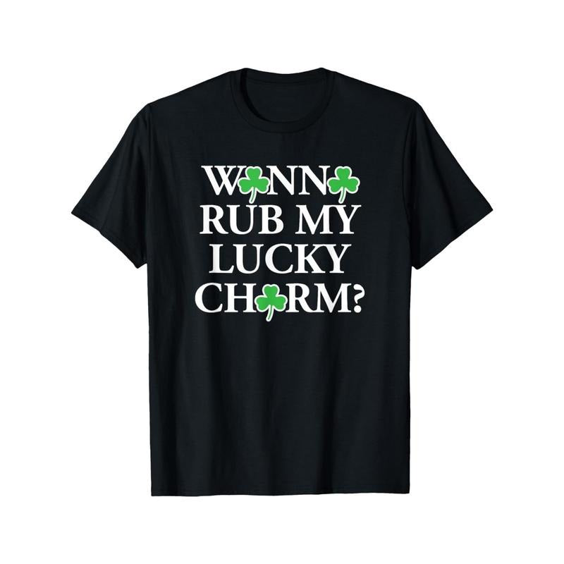 [Funny Sexy T-Shirt] St Patricks Day Funny Sexy Inappropriate T-Shirt For Men Clothing Made in USA