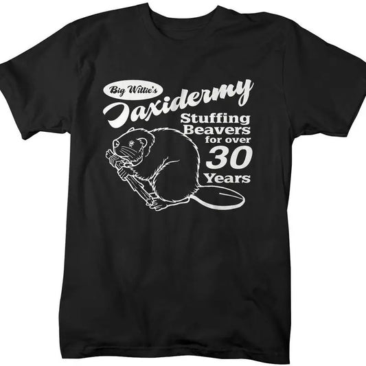 Funny Taxidermy T-Shirt Offensive Stuffing Beavers Shirts Comfort Fabric Hoodie, Sweatshirt | InkThreadWorks.com