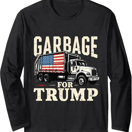 Funny Time To Take Out Garbage Biden Garbage for Trump 2024 Long Sleeve T-Shirt