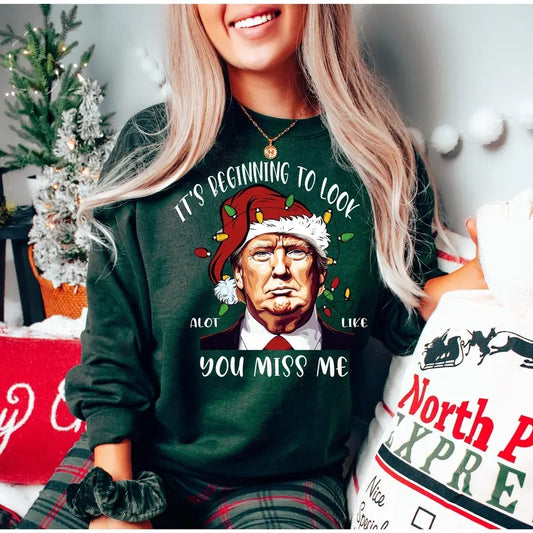 Funny Trump Election 2024 Christmas SweatShirt Casual Comfort Casual Comfort T-Shirts, Hoodie | InkThreadWorks.com