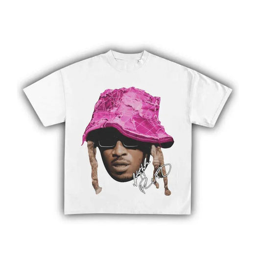 Future Big Face Pink Bucket Graphic Tee