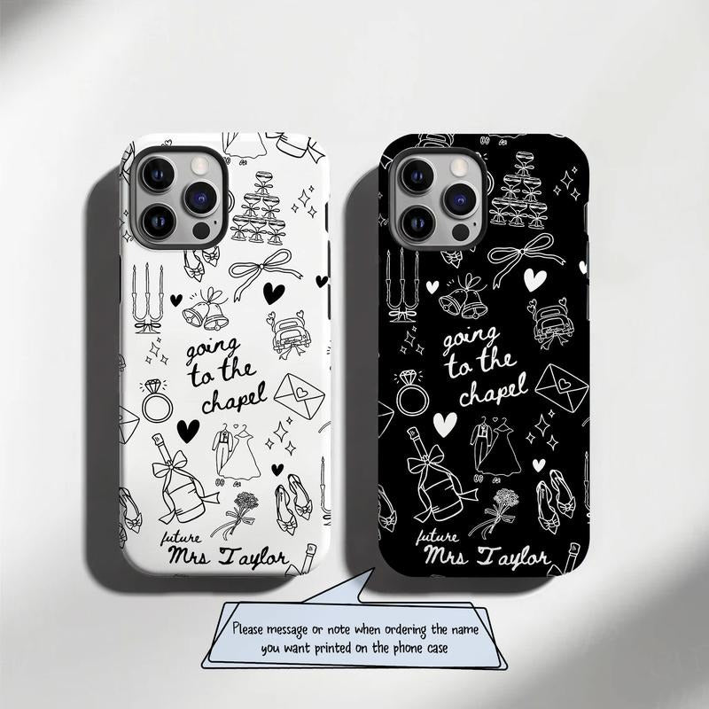 Future Mrs Phone Case, Custom Bride Phone Case, Personalized Gift for Bride to be accessory for iPhone Samsung Cellphone...