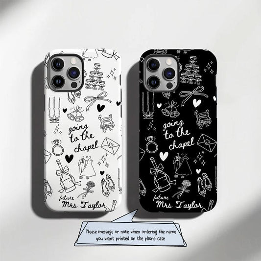 Future Mrs Phone Case, Custom Bride Phone Case, Personalized Gift for Bride to be accessory for iPhone Samsung Cellphone...