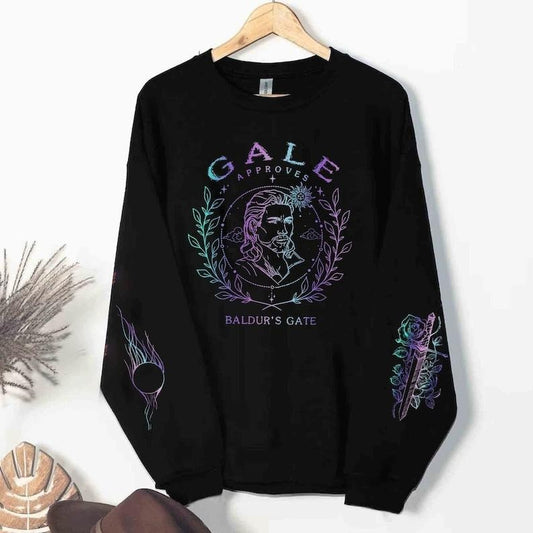 GALE Approves Sweatshirt, Baldurs Gate 3 Gale Sweatshirt, Video Game Shirt, Gale Human Wizard, Gale Sweatshirt, BG3...