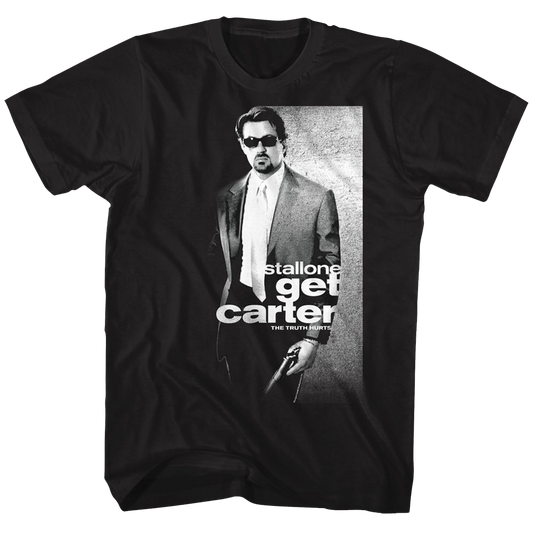 Get Carter Mens S/S T-Shirt - Poster - Solid Black