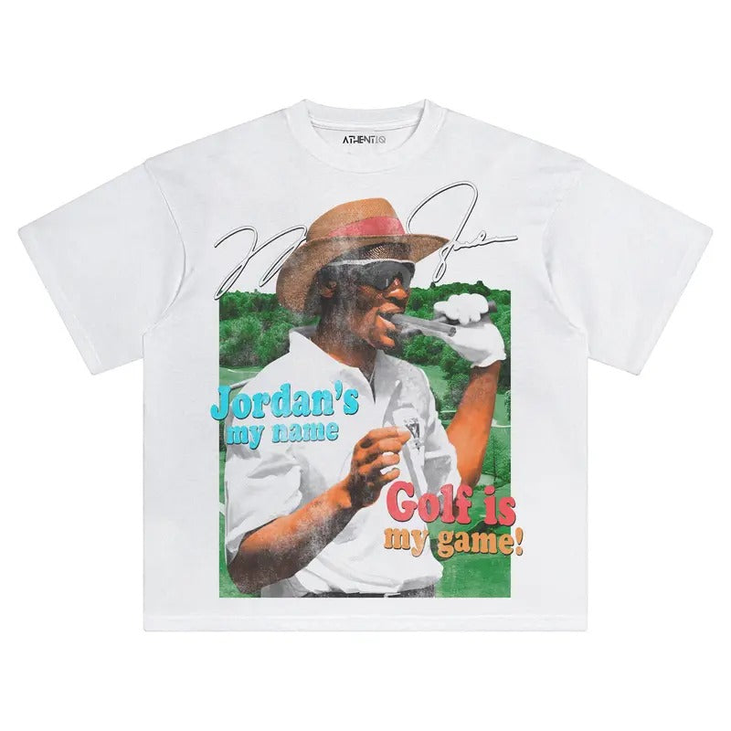 GOLF WITH MIKE TEE | VINTAGE GRAPHIC T-SHIRT SWEATSHIRT HOODIE | SPORT TEE | GIFT FOR FAN