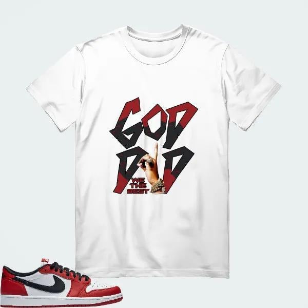 [GOOD KID] AJ1 Low OG Chicago Matching Tee Hoodie, Sweatshirt | InkThreadWorks.com