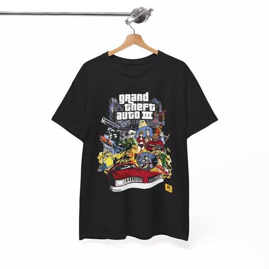GRAND THEFT AUTO 3 T SHIRT GRAND AUTO SAN ANDREAS GTA 6 VICE CITY ROCKSTAR Hoodie, Sweatshirt | InkThreadWorks.com