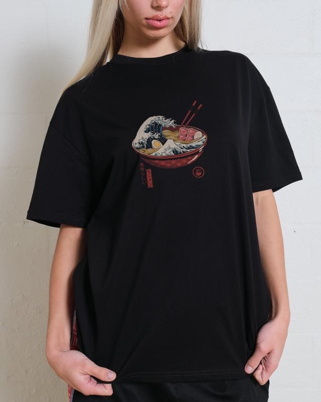 GREAT RAMEN WAVE T-SHIRT, Men Summer Fashion Cotton, Cotton Menswear, S to 3XL Soft Top Hoodie, Sweatshirt