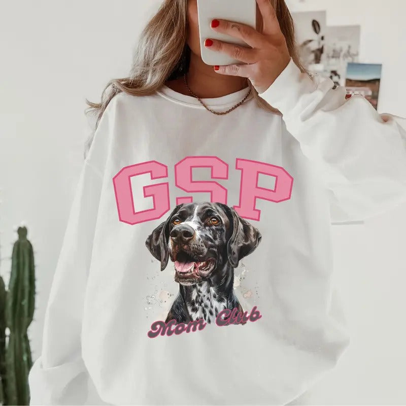 GSP Mom Club Sweatshirt ~ Sweatshirt Unisex Apparel Relaxed Fit Printed in the USA Clothing Womenswear Casual and...