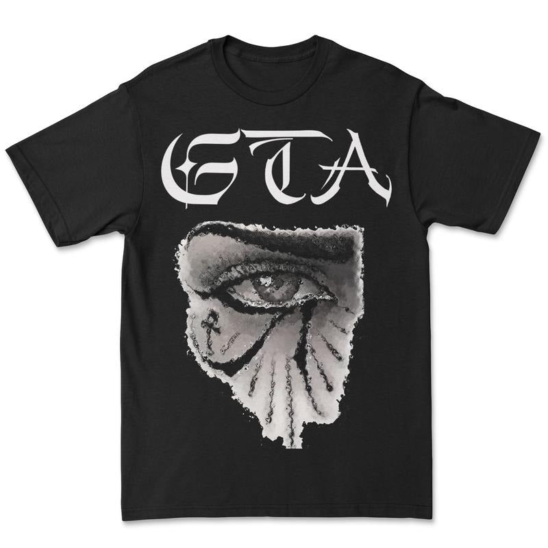 GTA Apparel T-shirt - Gifted Talented Ambitious Design for All Seasons - Black Tee with Eye Graphic & Bold Text