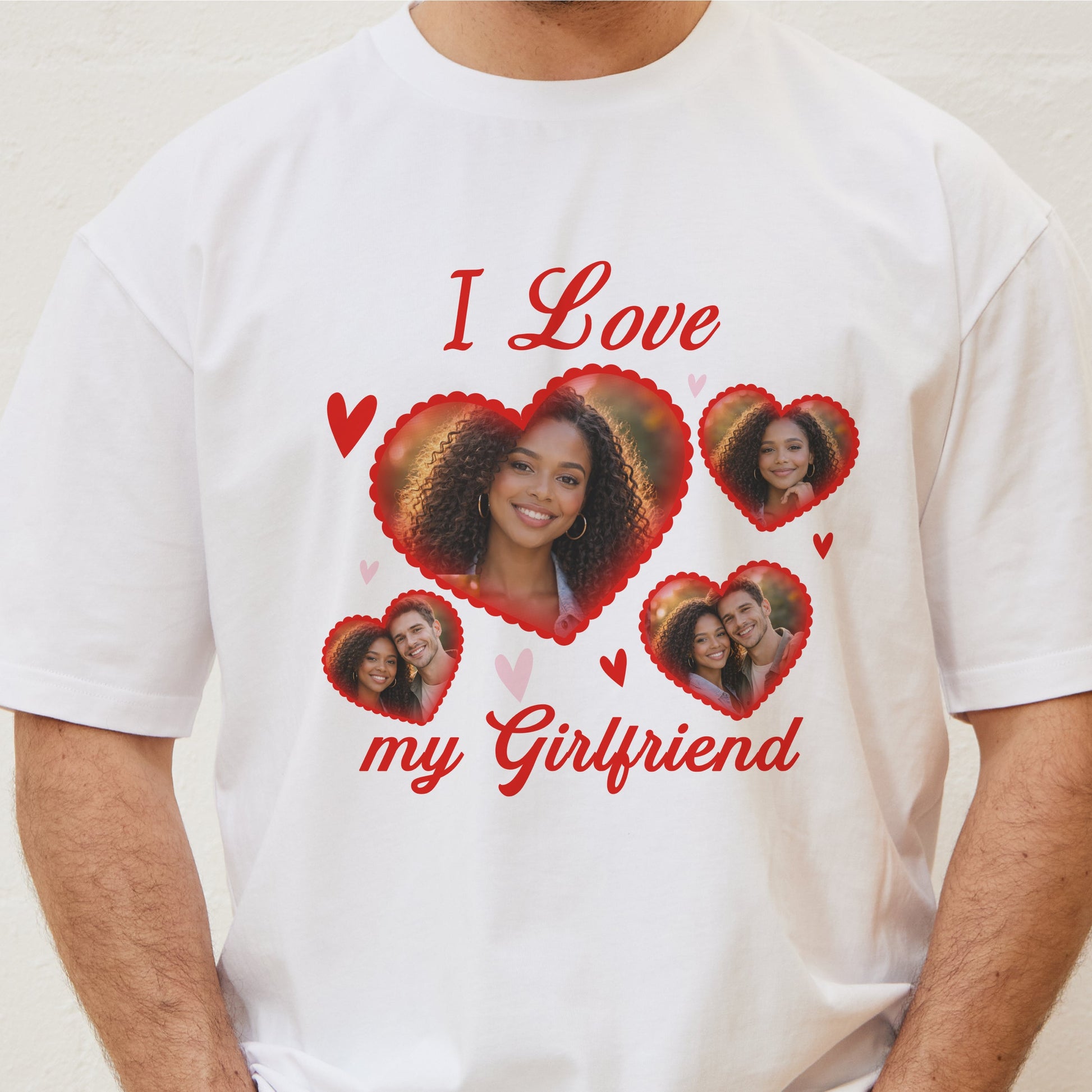 I Love My Girlfriend/Boyfriend Custom Tee