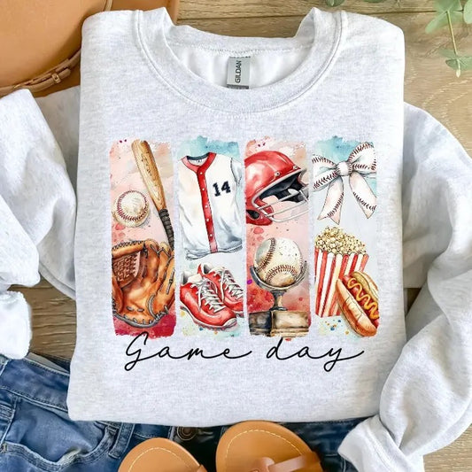 Game Day Baseball  Transfers - THIS IS NOT A SHIRT Hoodie, Sweatshirt | InkThreadWorks.com