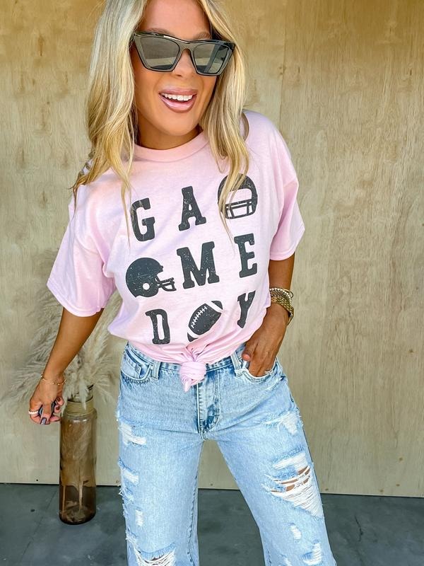 Game Day Grid Graphic Tee