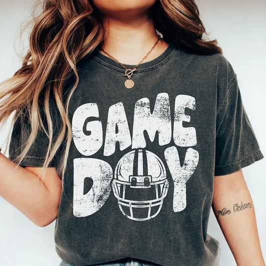 Game Day Shirt, Football Shirt, Football School Spirit Tshirt, Football Helmet, Football Mom Shirt, Sports Mom Hoodie,...
