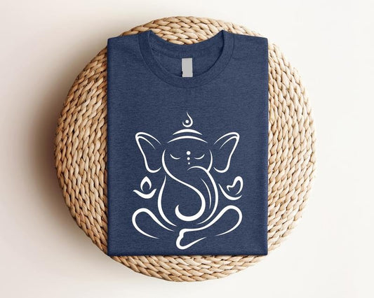 Ganesha Elephant Shirt, Mandala Animal T-Shirt, Elephant Lover Gift Tee, Indian Meditation Birthday Gift Shirt, Unisex...
