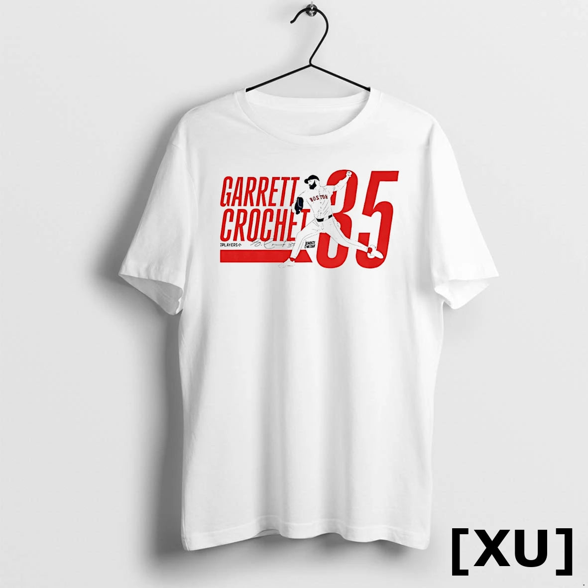 Garrett Crochet Boston Red Sox Signature Cartoon Tshirts Sweater