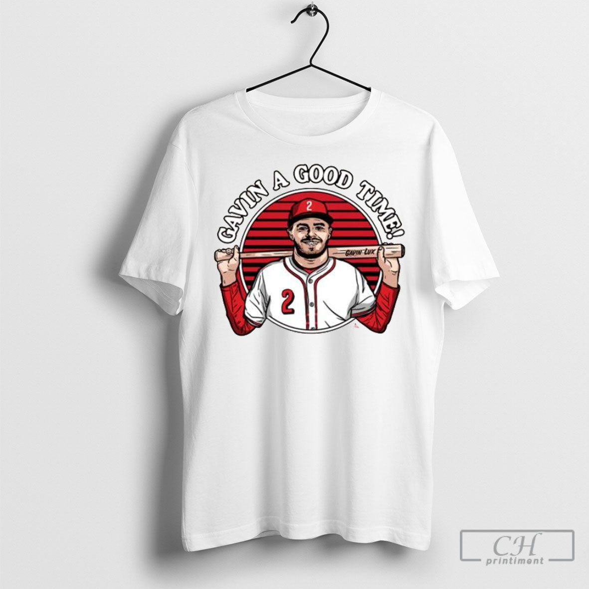 Gavin A Good Time Gavin Lux Cincinnati Reds Mlb Tee Shirt