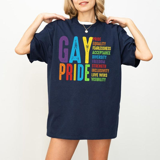 Gay Pride Shirt, Equal Rights Shirt, Pride Shirt, LGBT Shirt, Equality, Freedom, Human Rights, LGBTQ+ Shirt, Gay Festival...