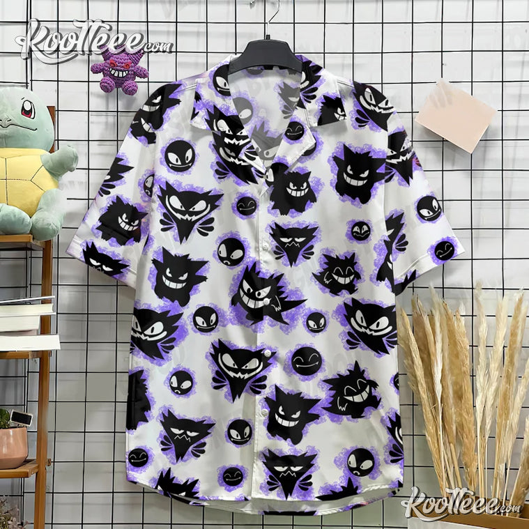 Gengar Ghost Hawaiian Shirt