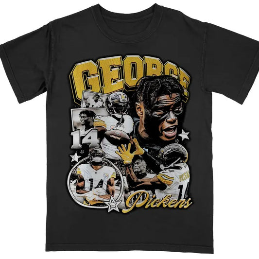 George Pickens Tee for Men - Vintage Tee Soft and Comfortable Shirt - Menswear - Graphic T-Shirt