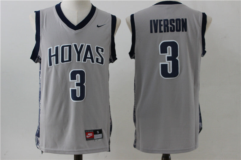 Georgetown Hoyas 3 Allen Iverson Style 1