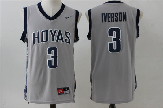 Georgetown Hoyas 3 Allen Iverson Style 1
