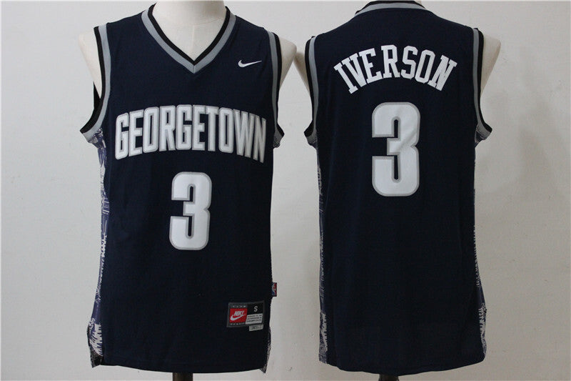 Georgetown Hoyas 3 Allen Iverson Style 2