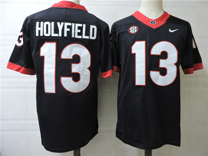 Georgia Bulldogs #13 Holyfield Style 2