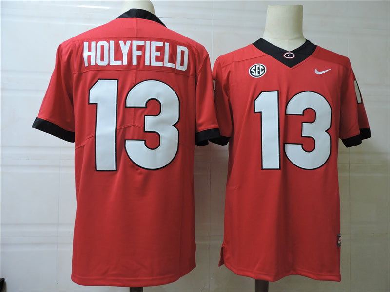 Georgia Bulldogs #13 Holyfield Style 3