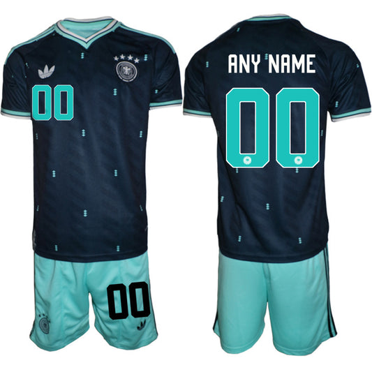 Germany Custom Navy 2026 Away Soccer Jersey Suit