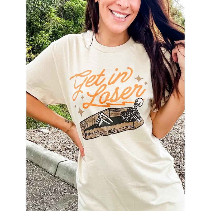 Get In Loser Graphic Top