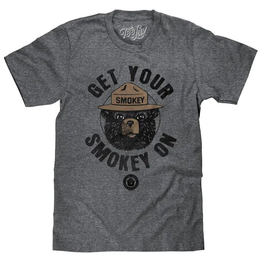 Get Your Smokey On T-Shirt - Gray Hoodie, Sweatshirt | InkThreadWorks.com
