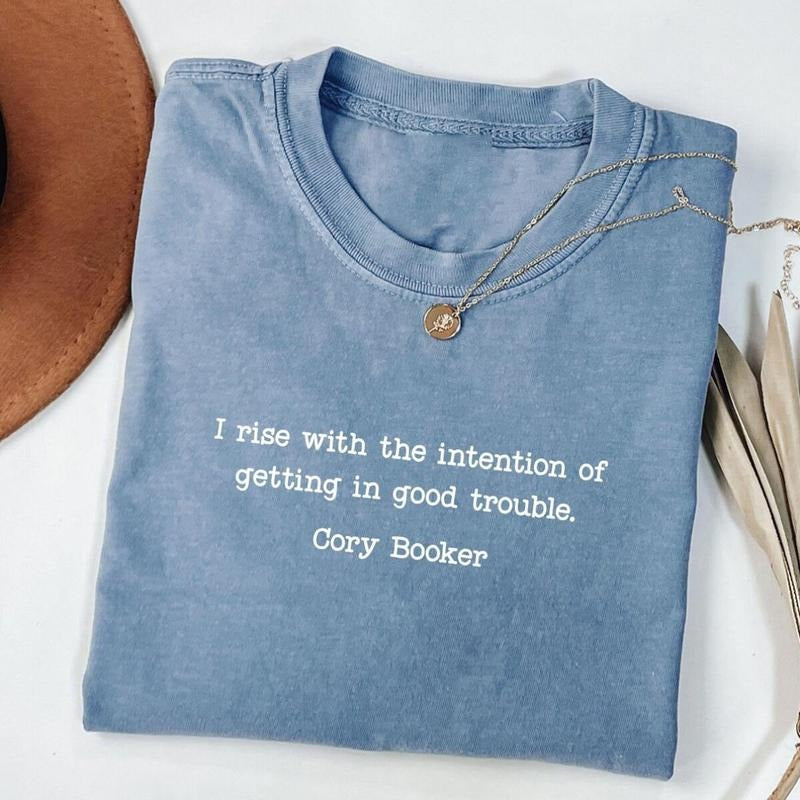 Getting in Good Trouble Shirt, Senator Cory Booker Filibuster Tee, Inspirational Mothers Day Birthday Gift, Essential...