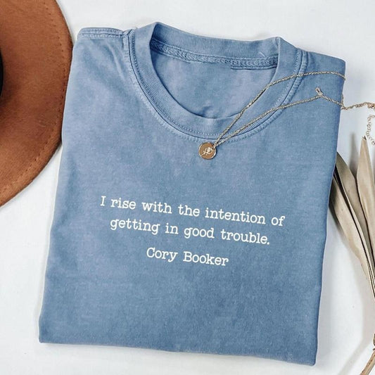 Getting in Good Trouble Shirt, Senator Cory Booker Filibuster Tee, Inspirational Mothers Day Birthday Gift, Essential...