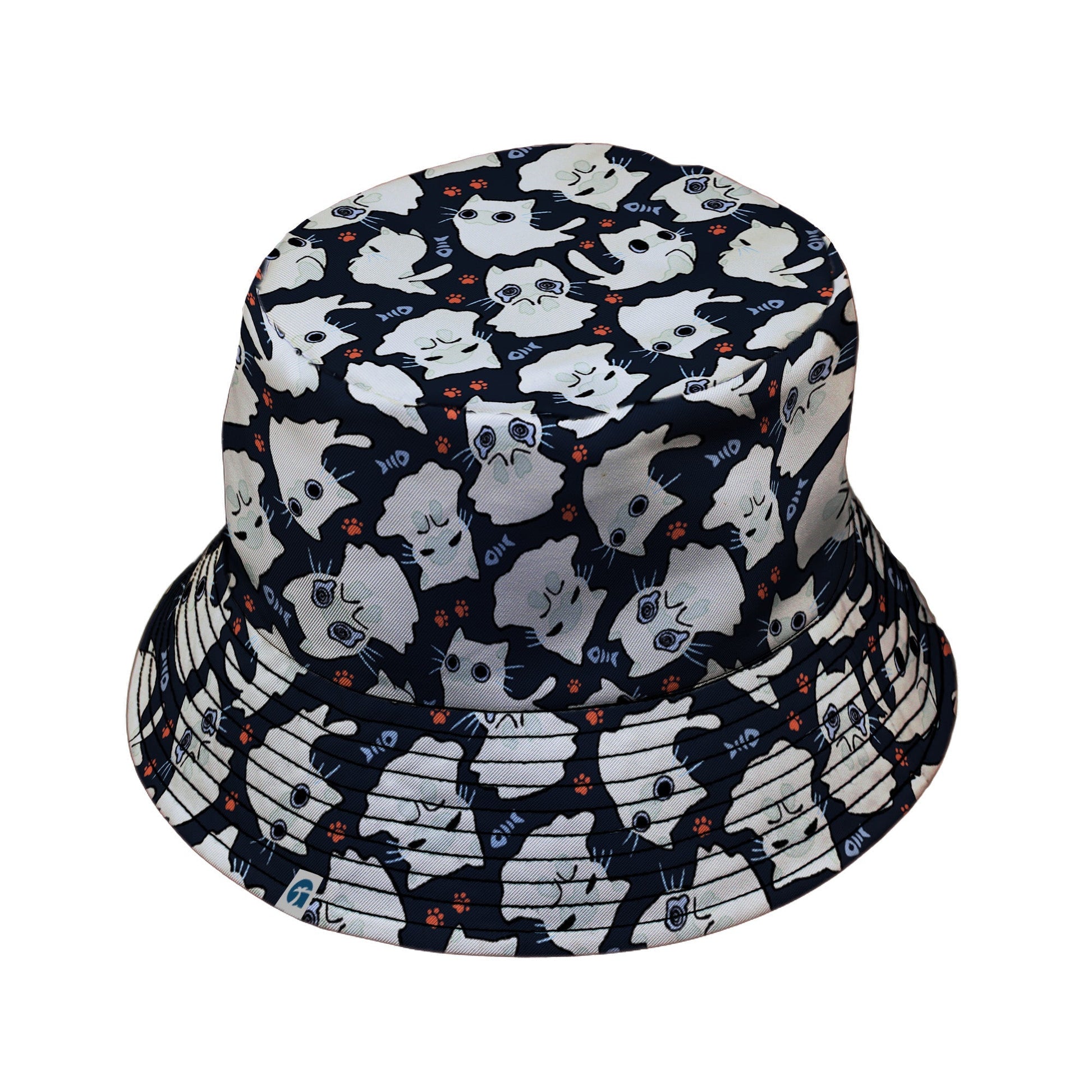 Ghost Cats Bucket Hat