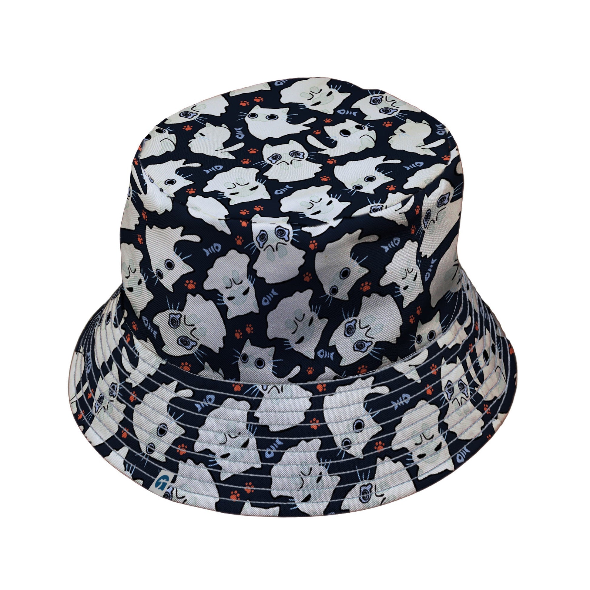 Ghost Cats Bucket Hat