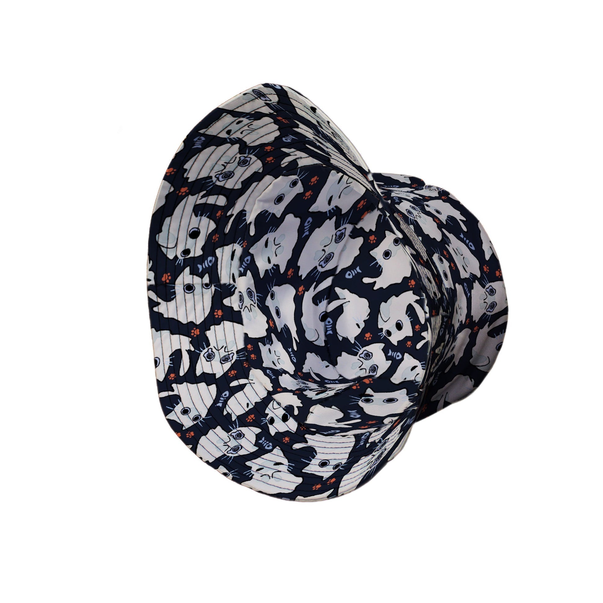 Ghost Cats Bucket Hat