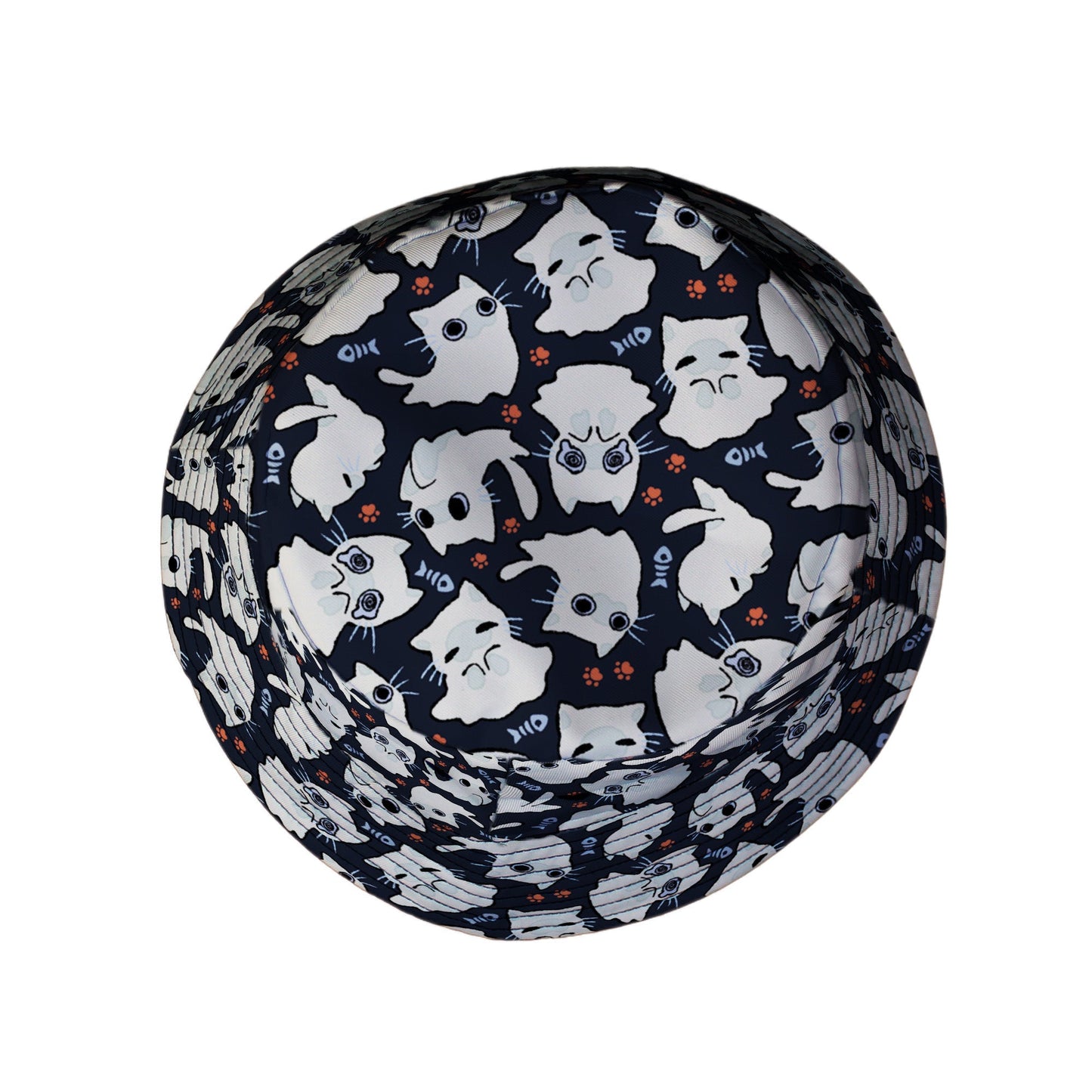 Ghost Cats Bucket Hat