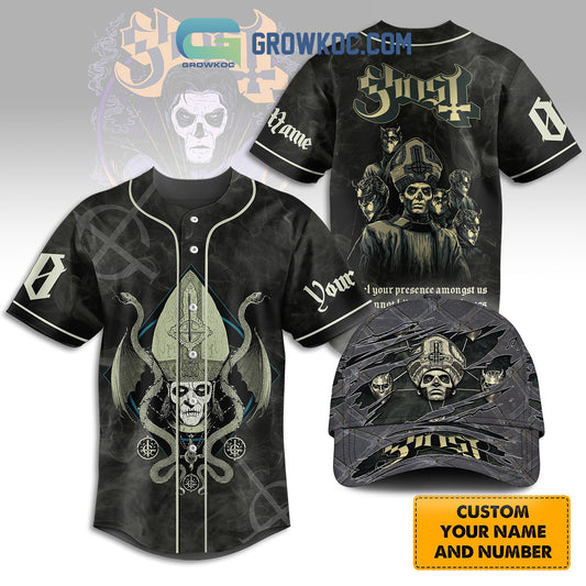Ghost I Feel Your Presence Amongst Us Personalized Baseball Jersey