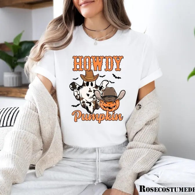 Ghost Shirt Spooky Shirt Halloween T Shirt Cute Halloween Shirt Retro Halloween Shirt For Women Spooky Season Shirt...